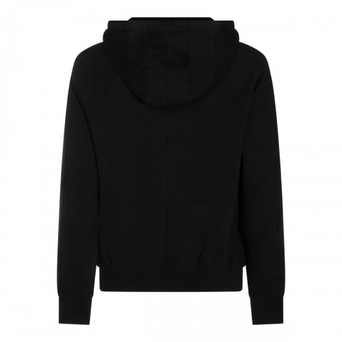 BLACK COTTON SWEATSHIRT