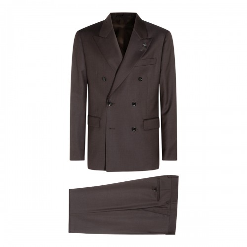 BROWN WOOL SUIT
