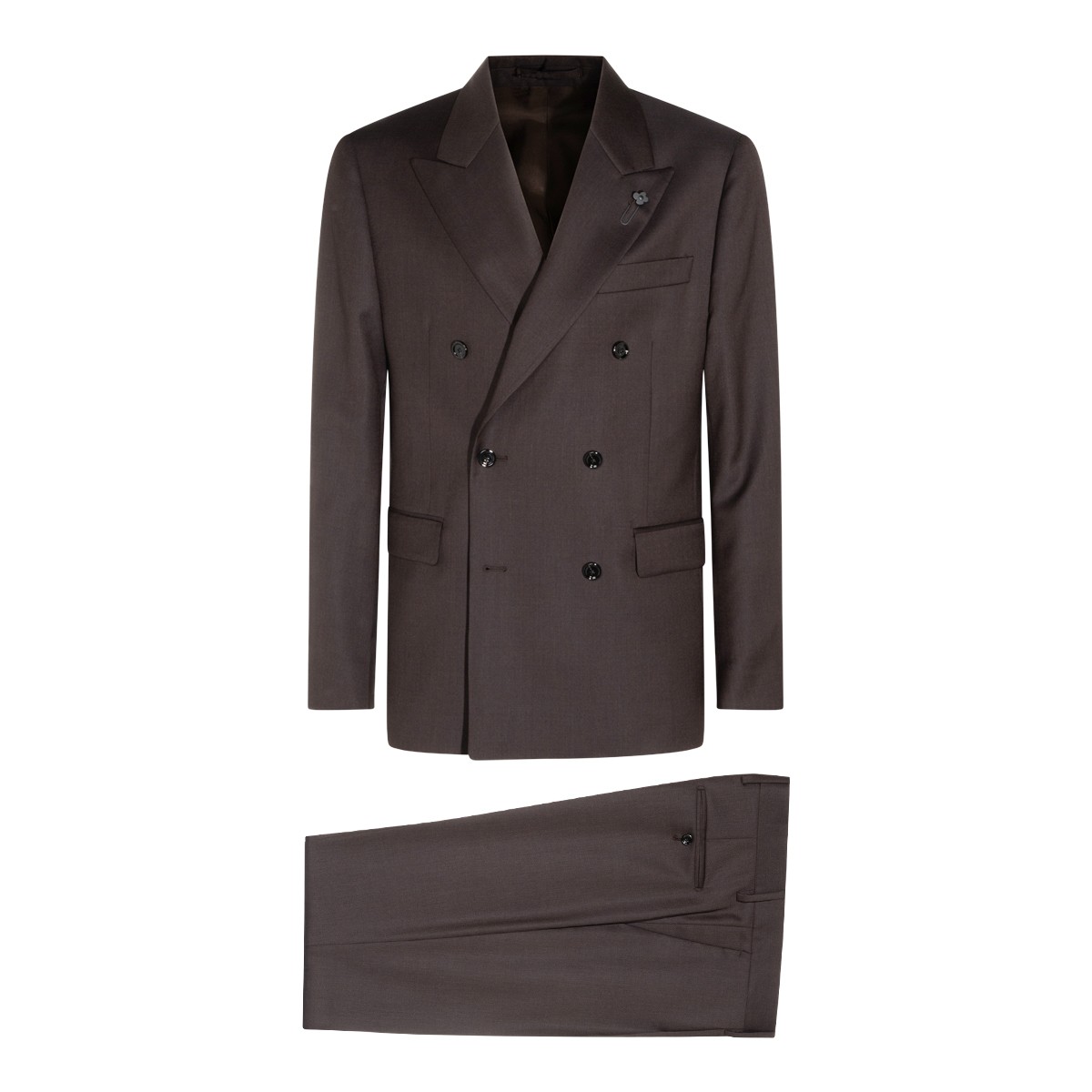 BROWN WOOL SUIT