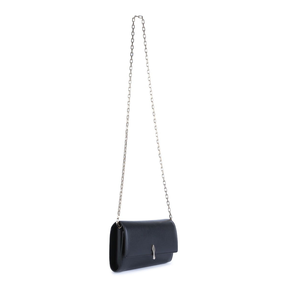 BLACK AND GOLD LEATHER BETTINA WALLET...