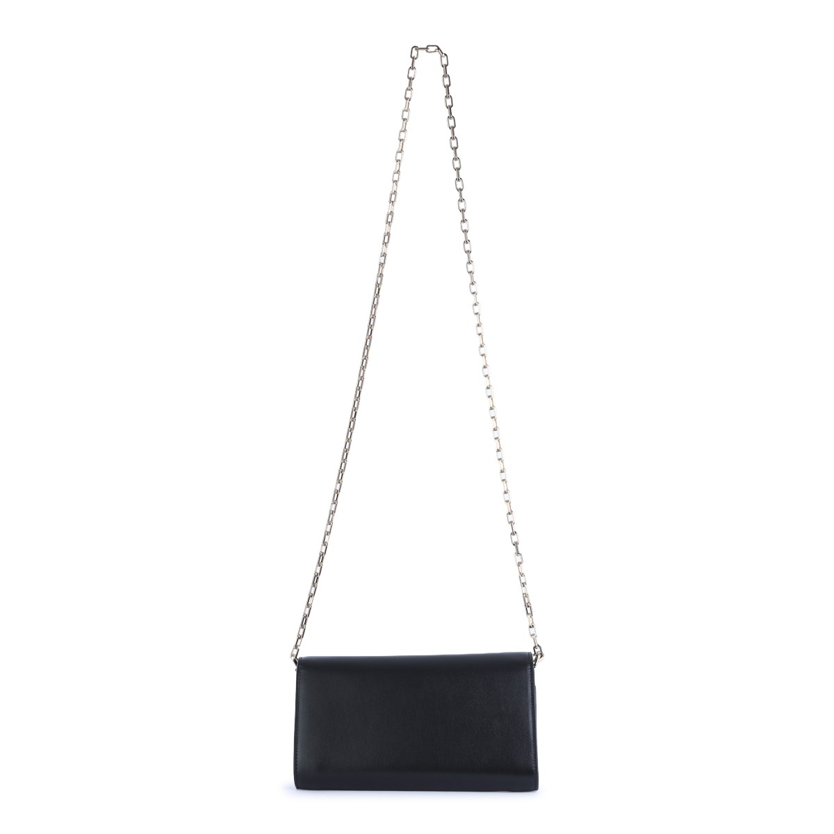 BLACK AND GOLD LEATHER BETTINA WALLET...