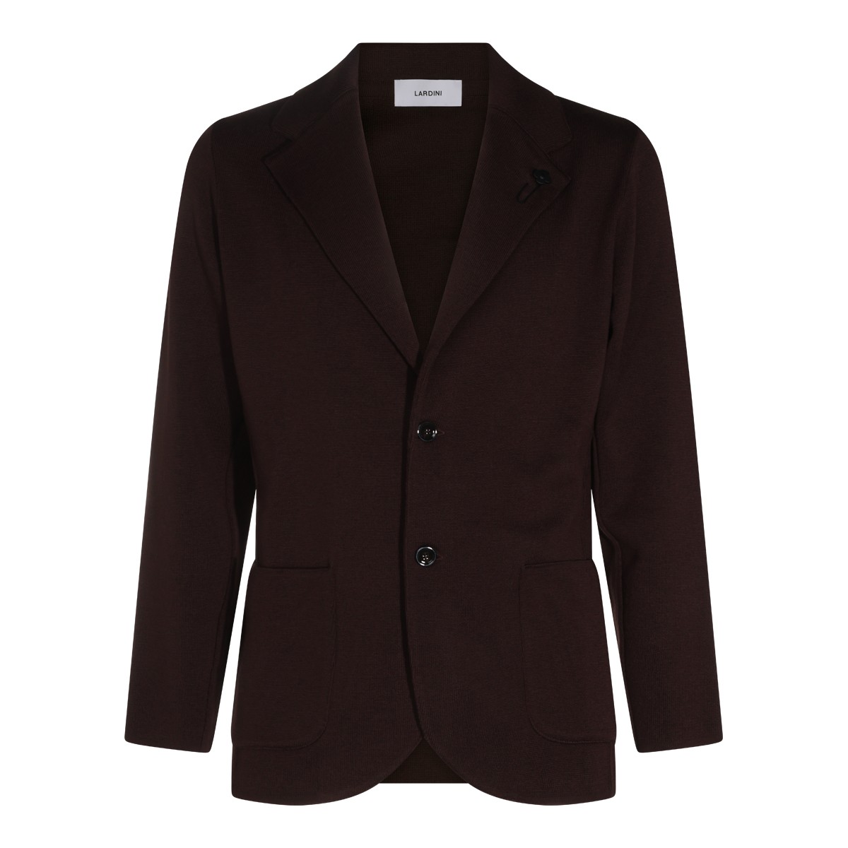 DARK BROWN WOOL KNITWEAR