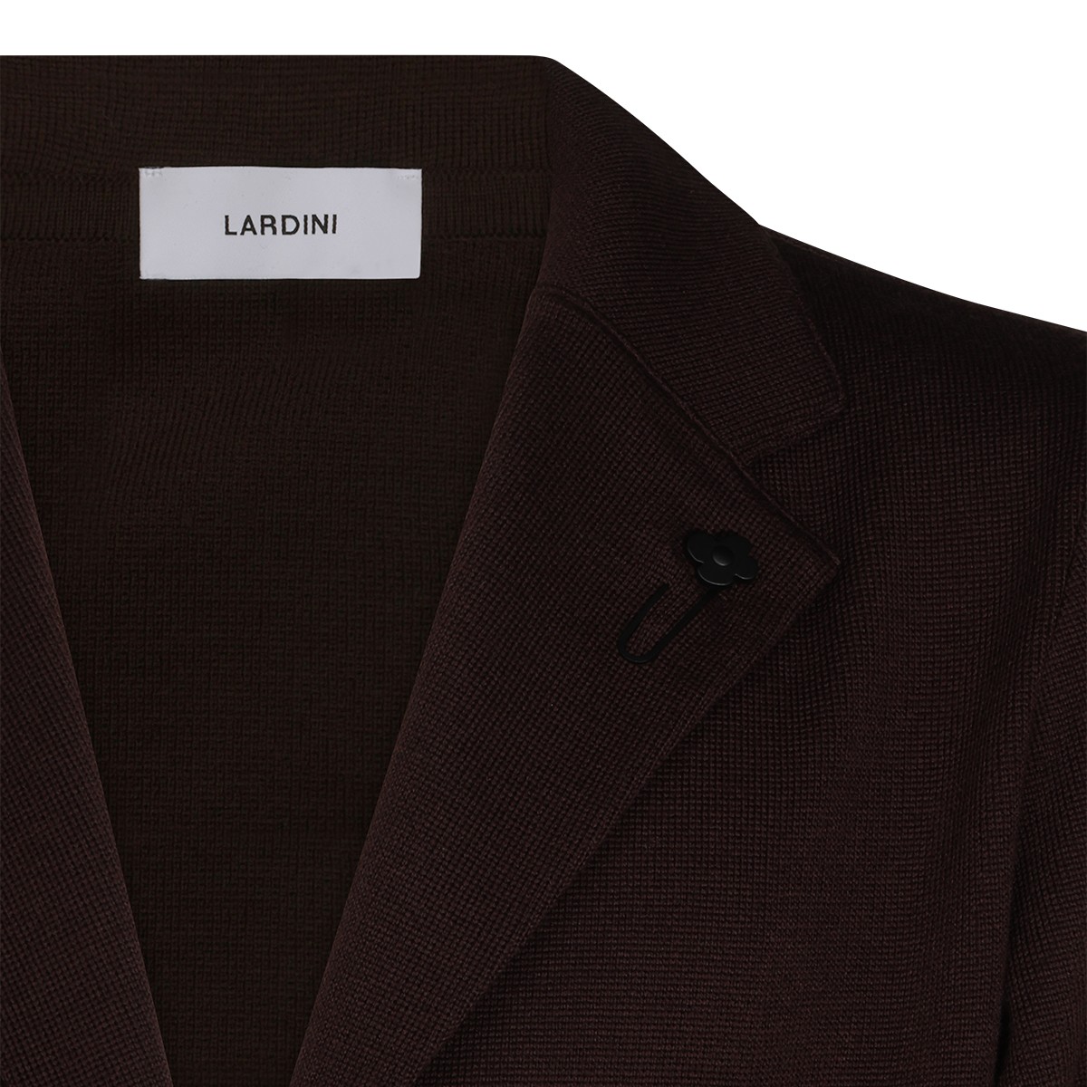 DARK BROWN WOOL KNITWEAR