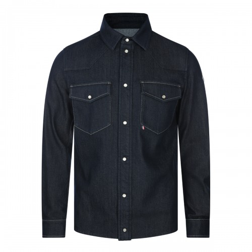 DARK BLUE DENIM SHIRT