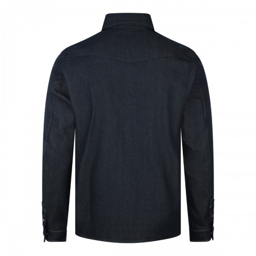 DARK BLUE DENIM SHIRT