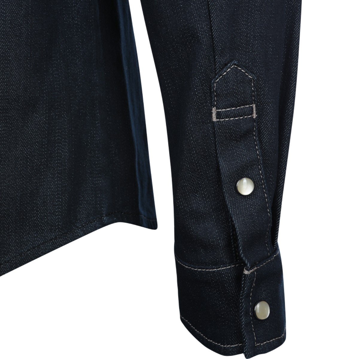 DARK BLUE DENIM SHIRT