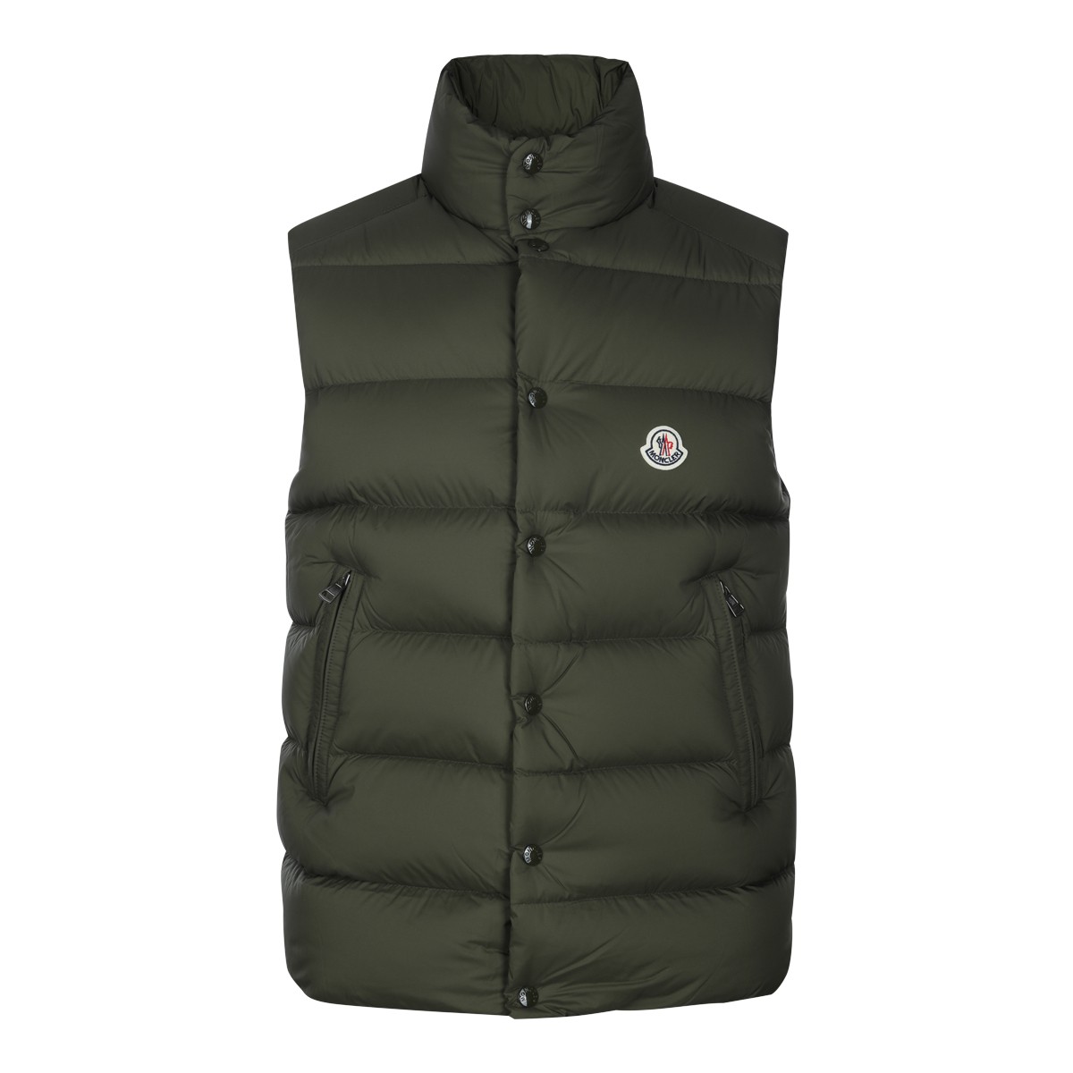 GREEN PUFFER TIBB VEST DOWN JACKET