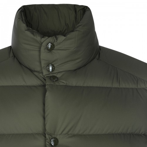 GREEN PUFFER TIBB VEST DOWN JACKET