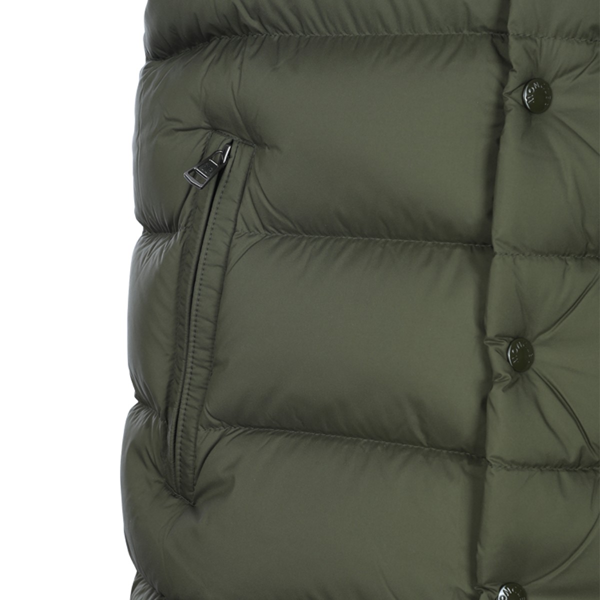 GREEN PUFFER TIBB VEST DOWN JACKET