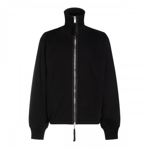 BLACK COTTON CASUAL JACKET