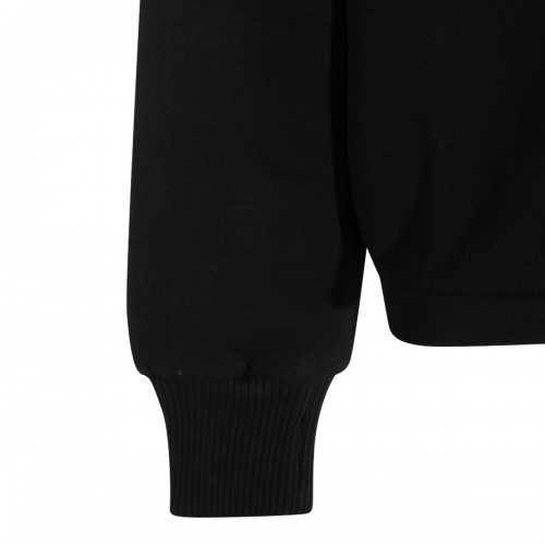 BLACK COTTON CASUAL JACKET