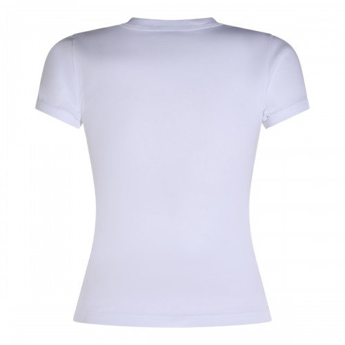 WHITE COTTON T-SHIRT