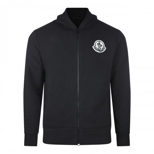 BLACK COTTON SWEATSHIRT