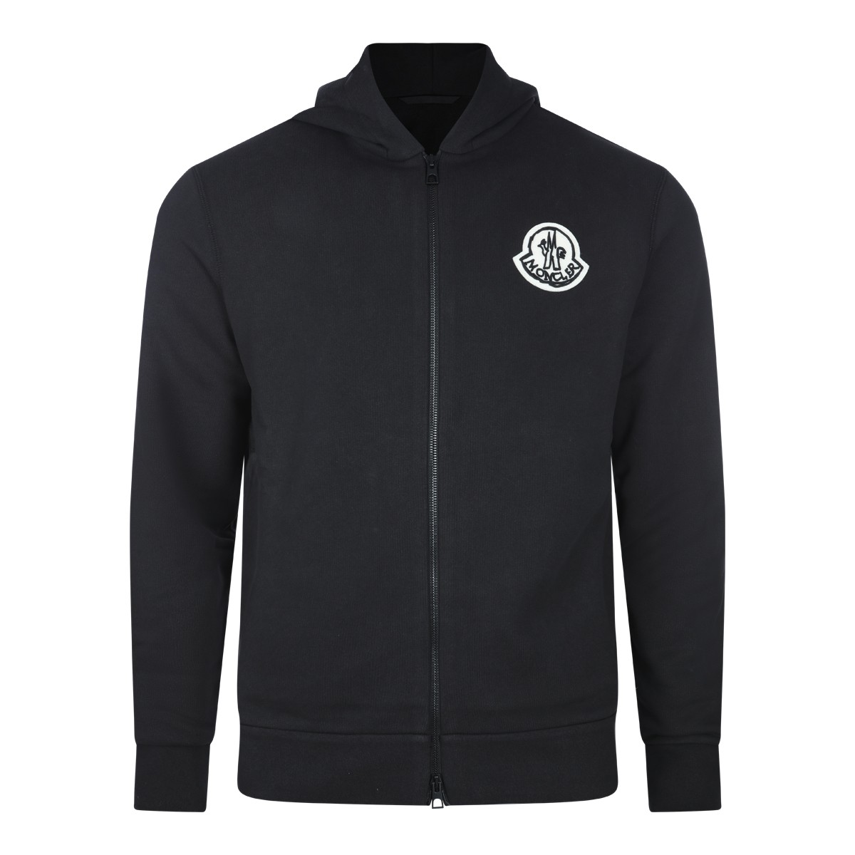 BLACK COTTON SWEATSHIRT