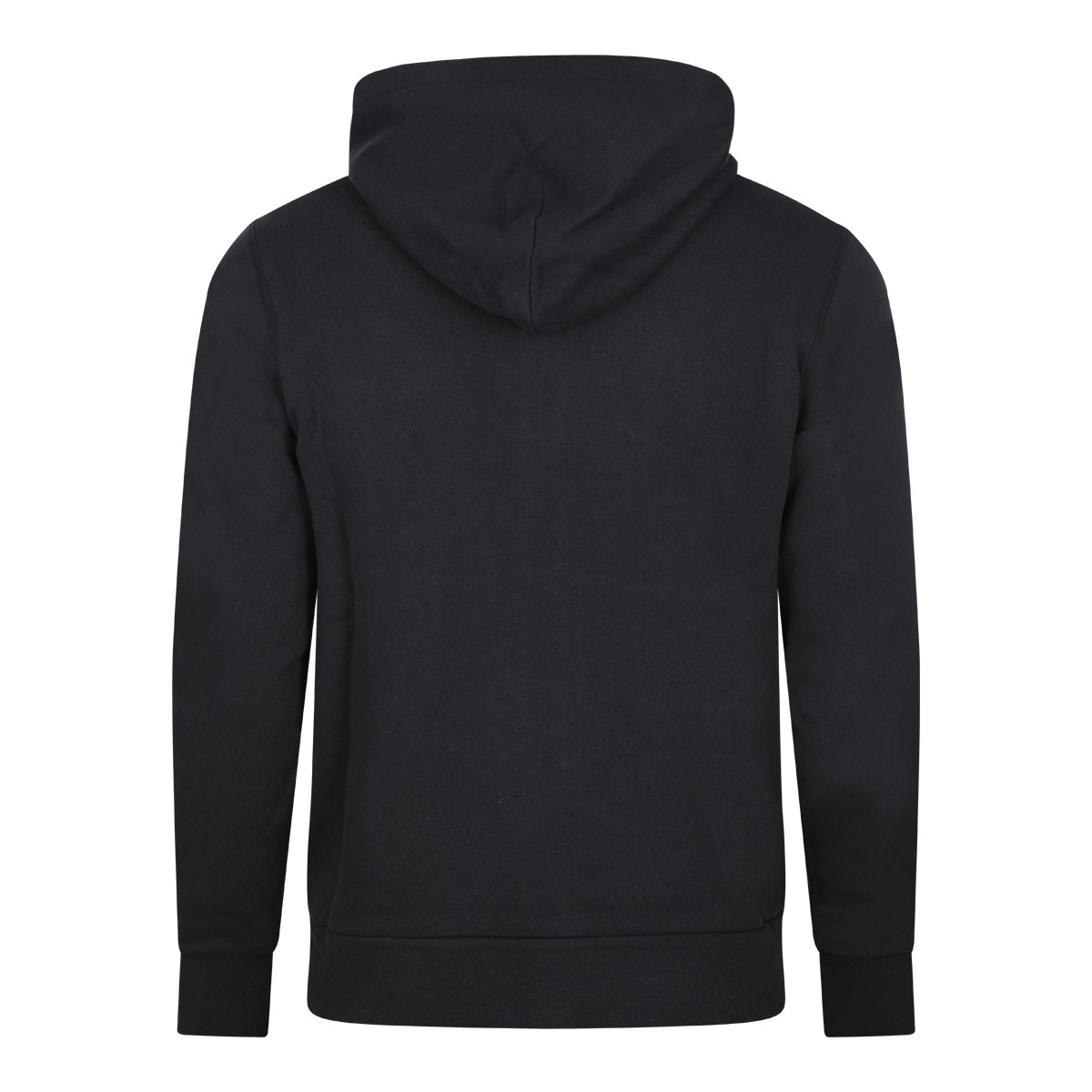 BLACK COTTON SWEATSHIRT