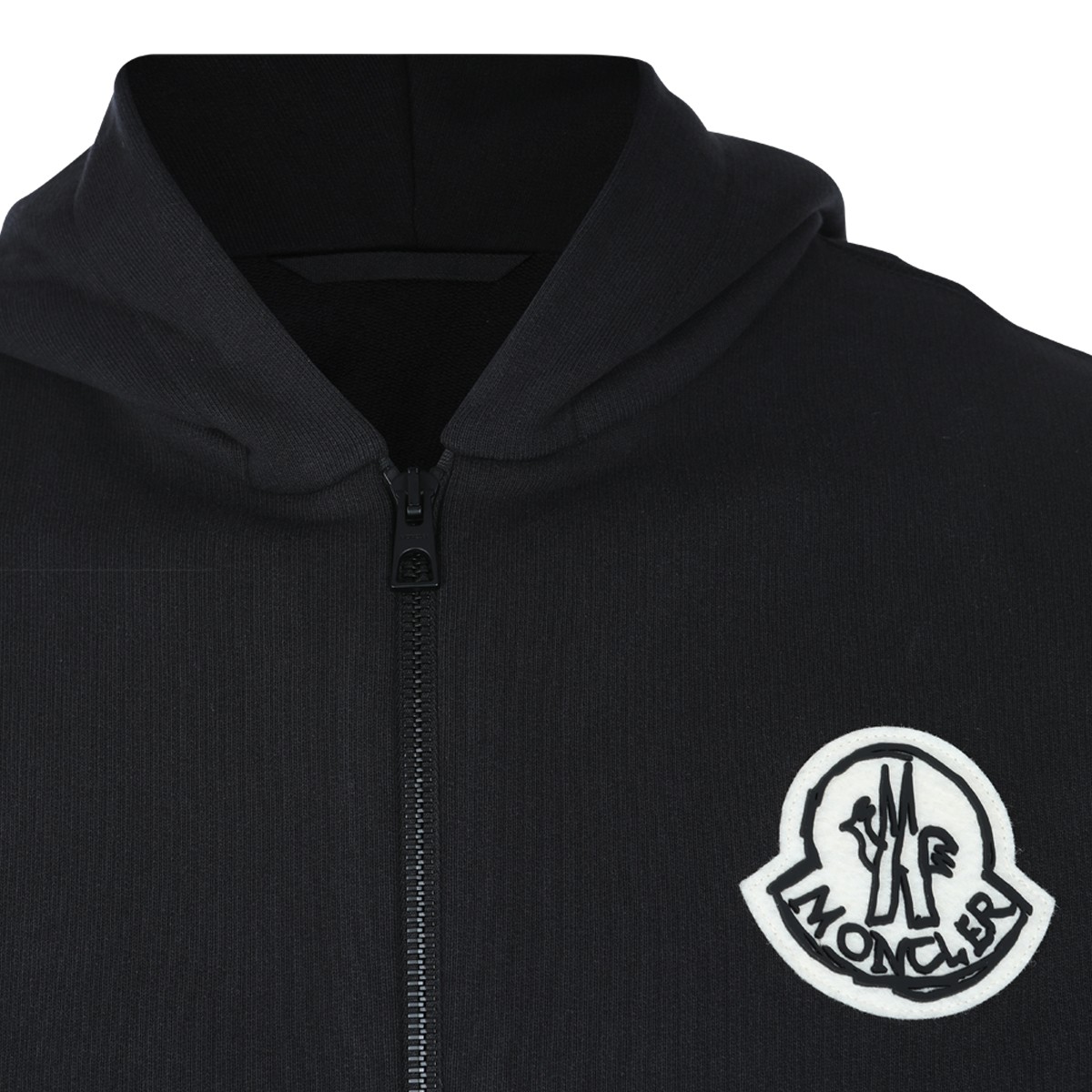 BLACK COTTON SWEATSHIRT