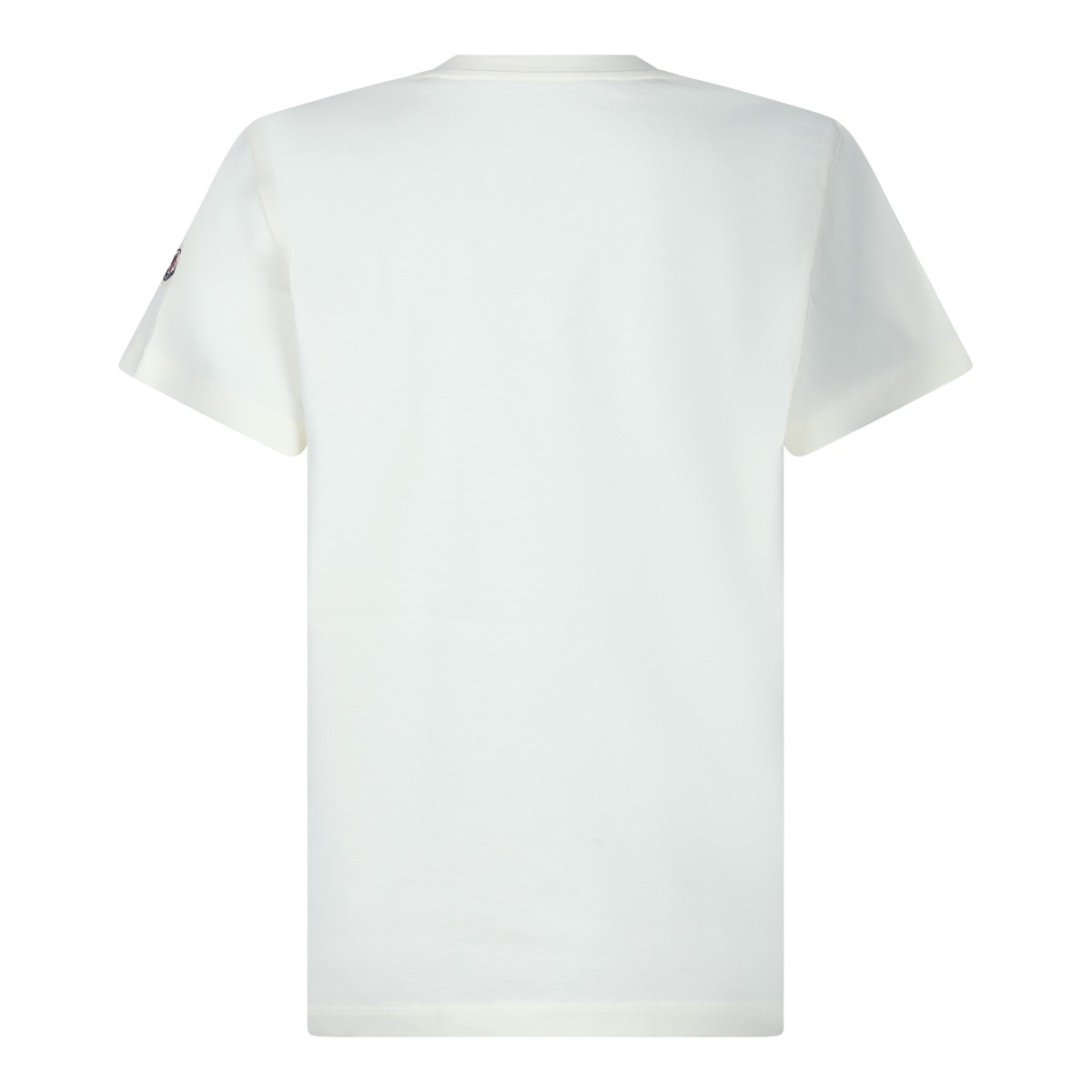 WHITE COTTON LOGO T-SHIRT