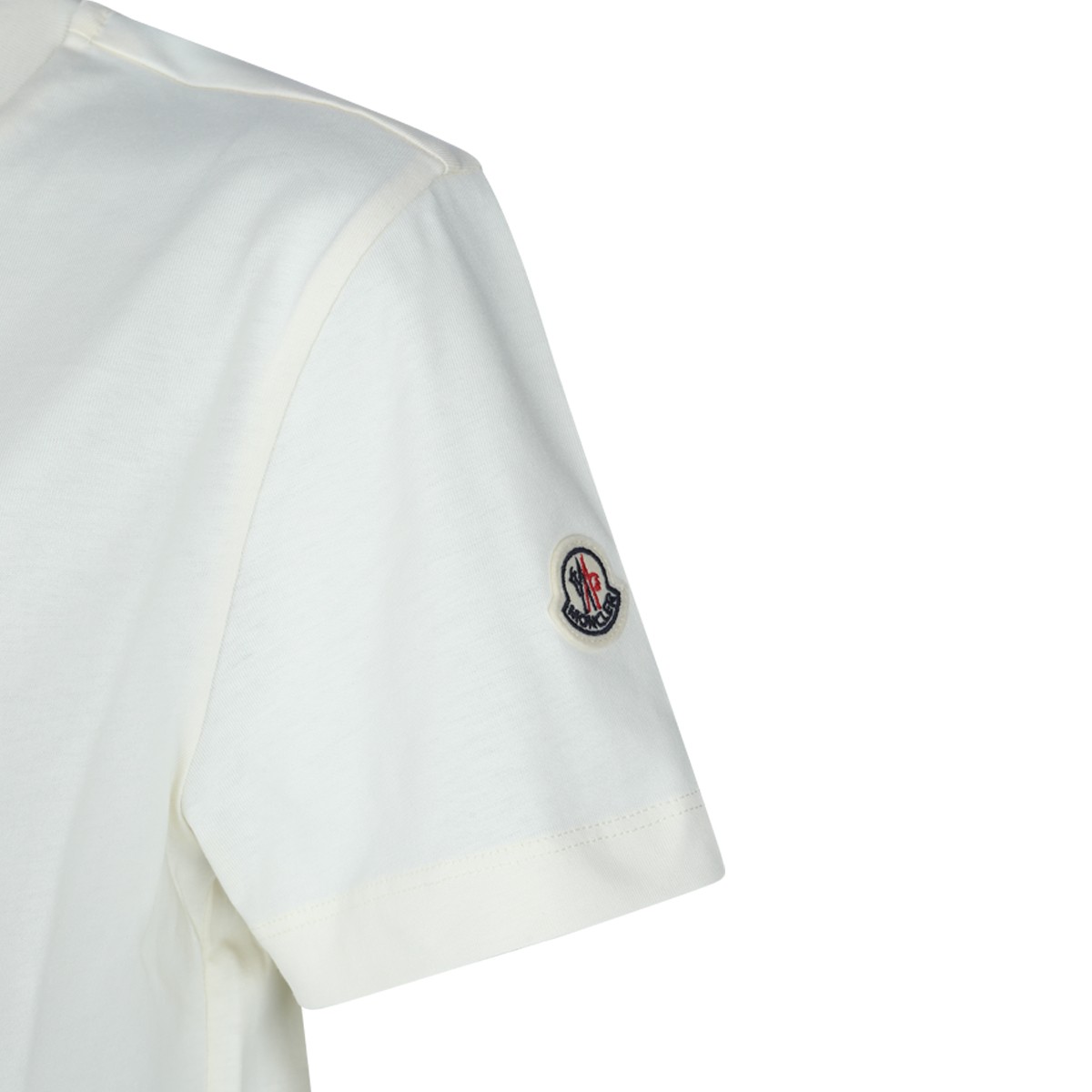 WHITE COTTON LOGO T-SHIRT