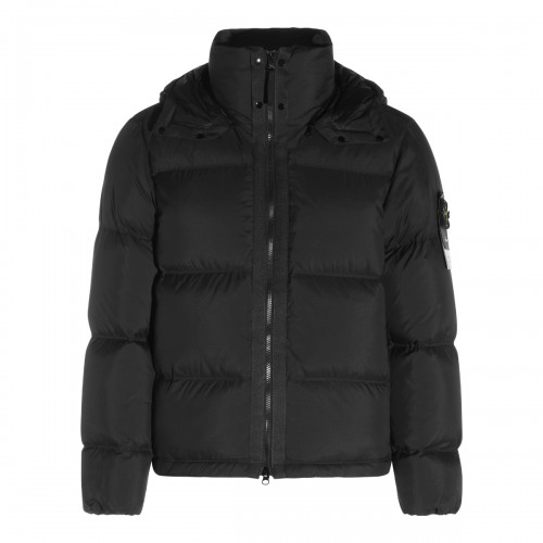 BLACK PUFFER DOWN JACKET