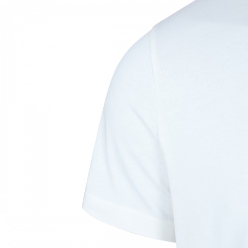 WHITE COTTON LOGO T-SHIRT