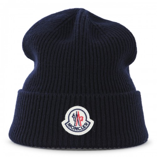 NAVY WOOL HAT