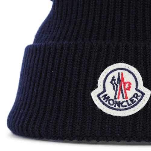 NAVY WOOL HAT 2