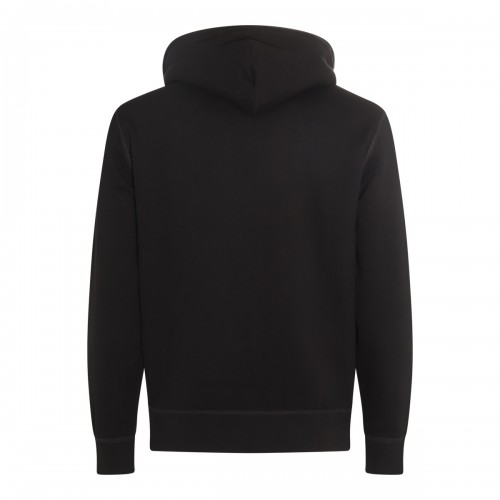 BLACK COTTON SWEATSHIRT