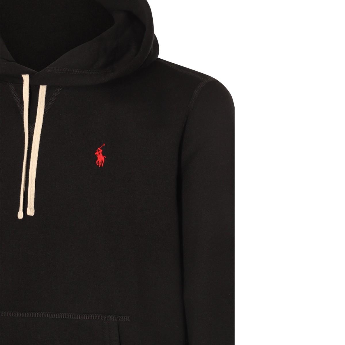 BLACK COTTON SWEATSHIRT
