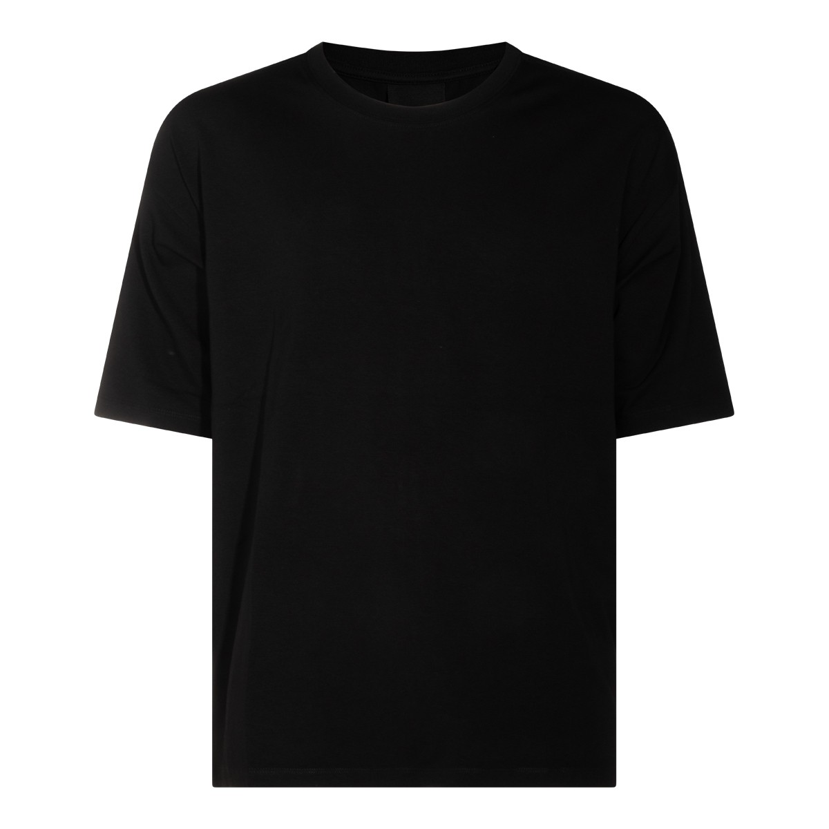 BLACK COTTON T-SHIRT
