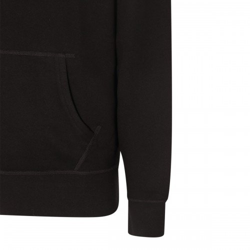BLACK COTTON SWEATSHIRT