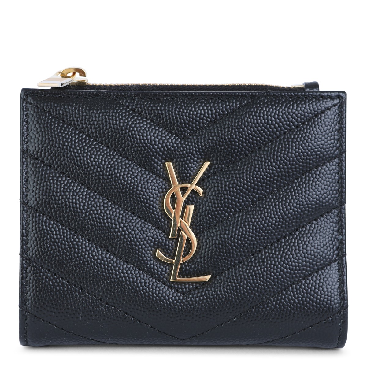 BLACK LEATHER WALLET