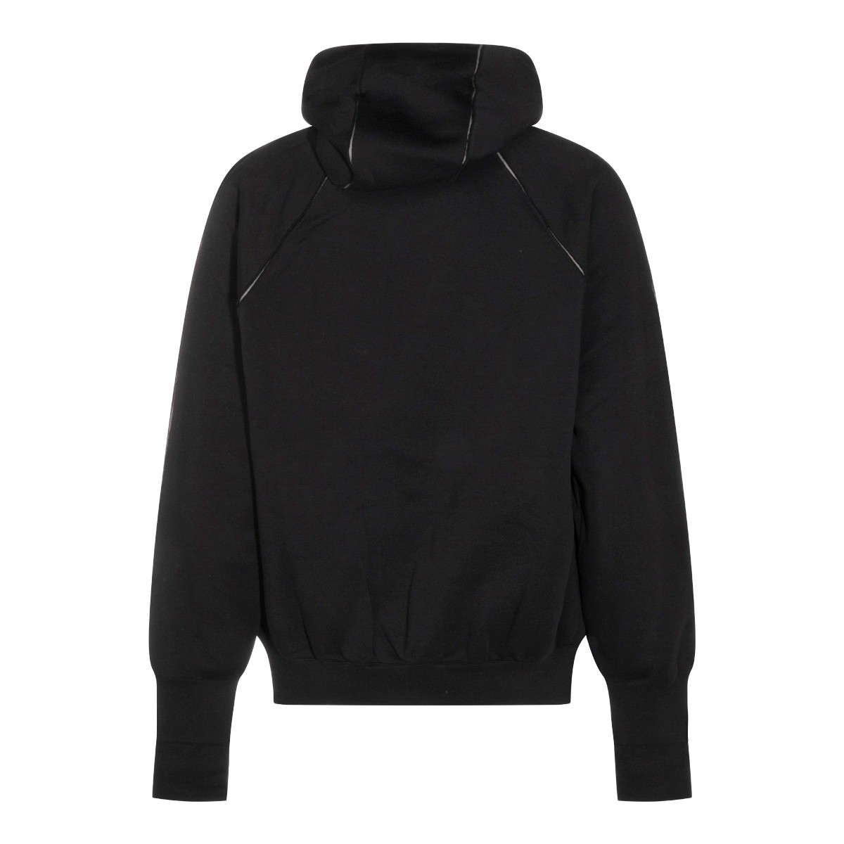 BLACK COTTON SWEATSHIRT