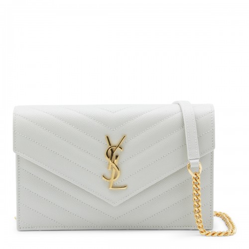 CREAM SOFT LEATHER ENVELOPE...