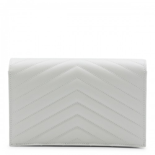 CREAM SOFT LEATHER ENVELOPE MINI BAG