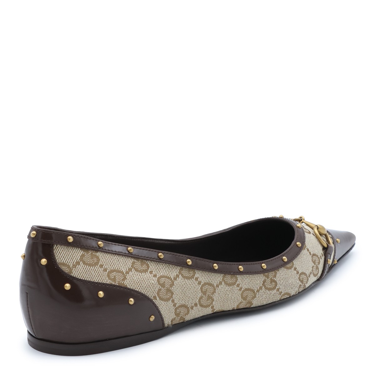 BEIGE EBONY FLATS