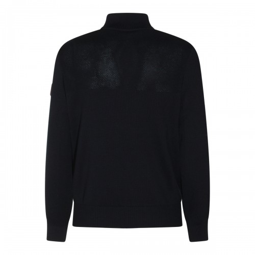 DARK BLUE WOOL KNITWEAR