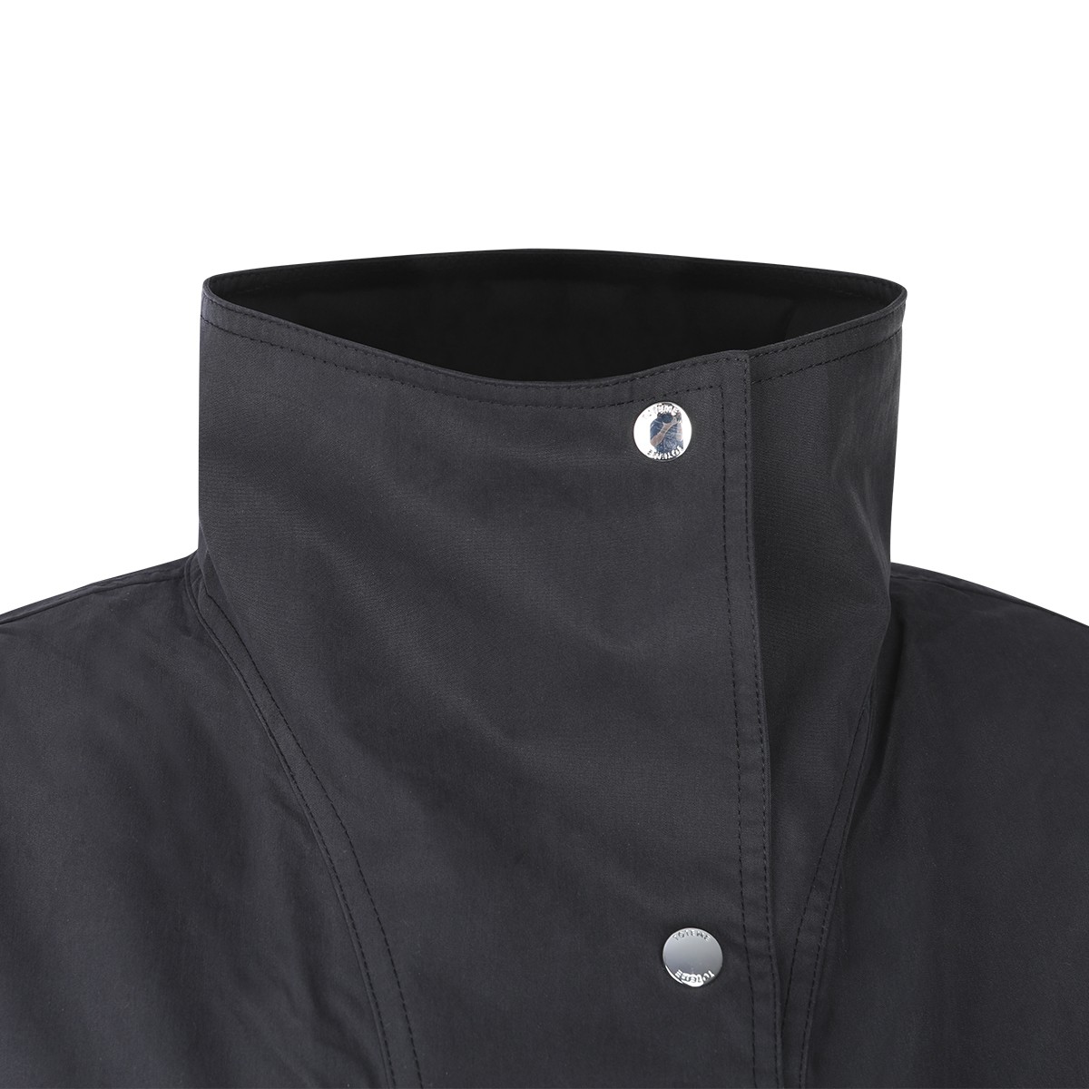 BLACK SUMMER PARACHUTE CASUAL JACKET