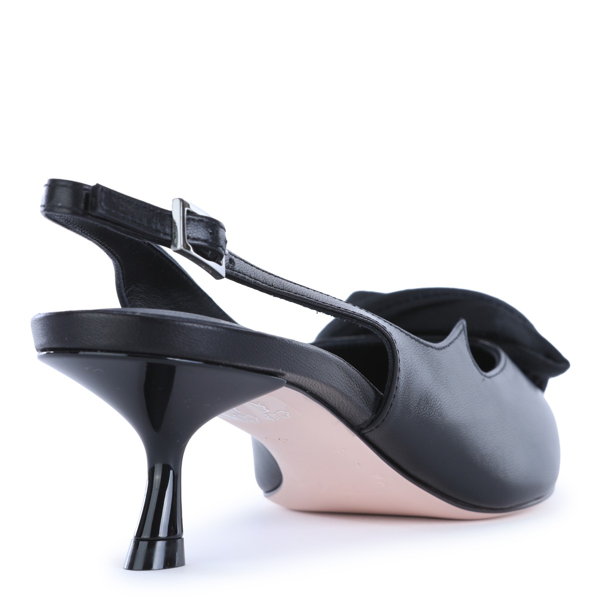 BLACK LEATHER I LOVE VIVIER ROSES...
