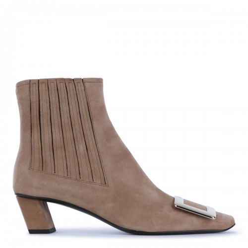 LIGHT BEIGE SUEDE BUCKLE...