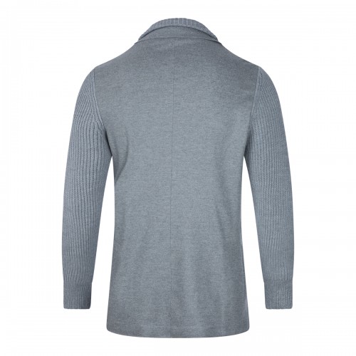 MID GREY WOOL BLAZER 2