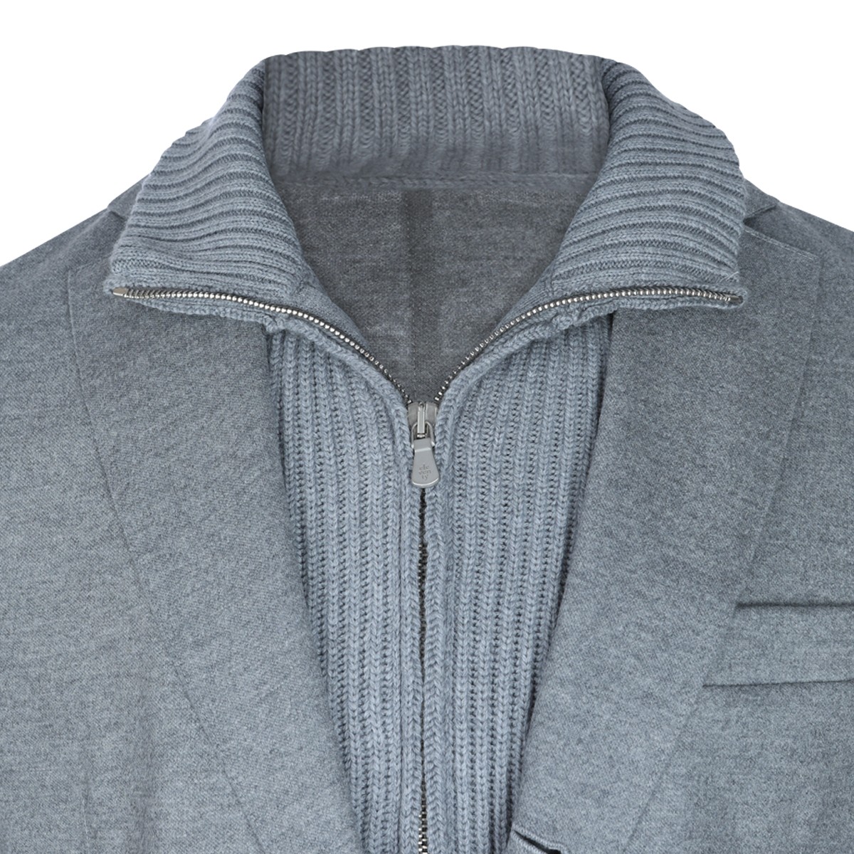 MID GREY WOOL BLAZER