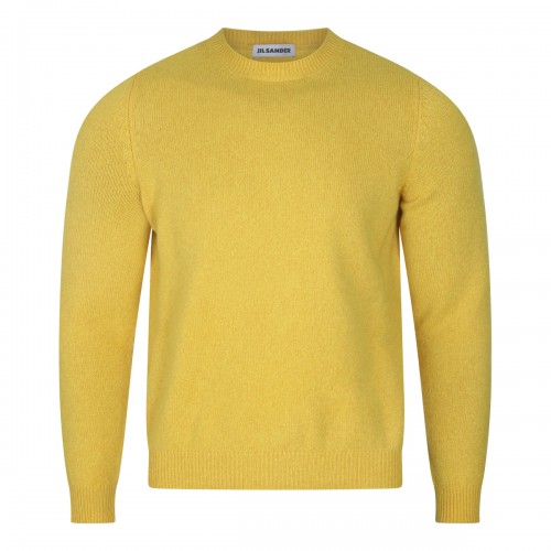 YELLOW WOOL KNITWEAR