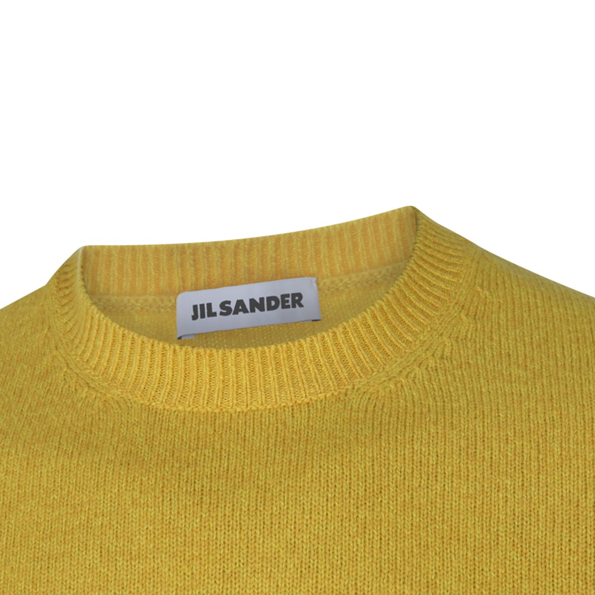 YELLOW WOOL KNITWEAR