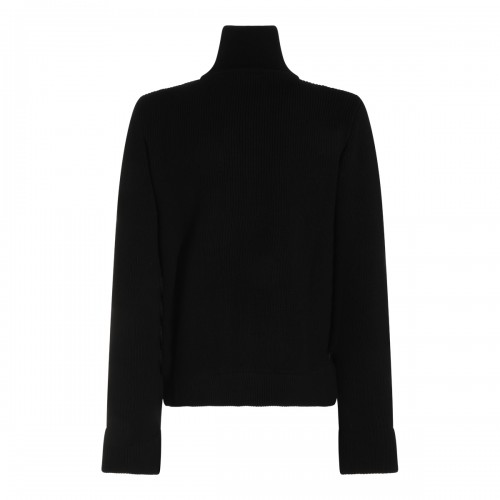 BLACK WOOL COTTON BLEND... 2