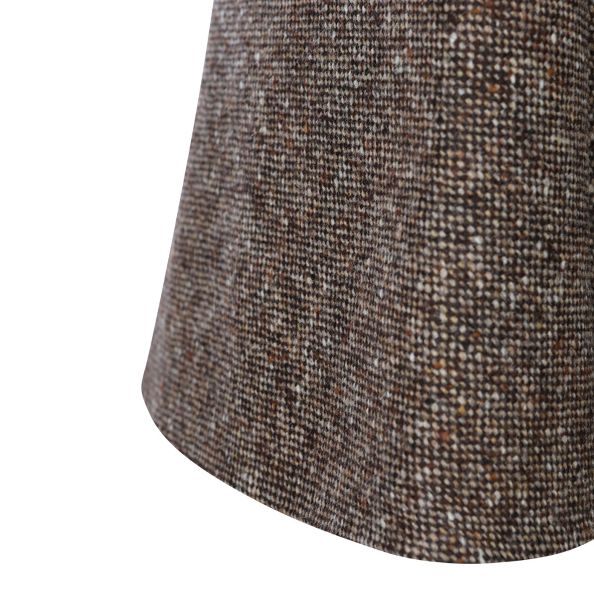 BROWN WOOL SKIRT