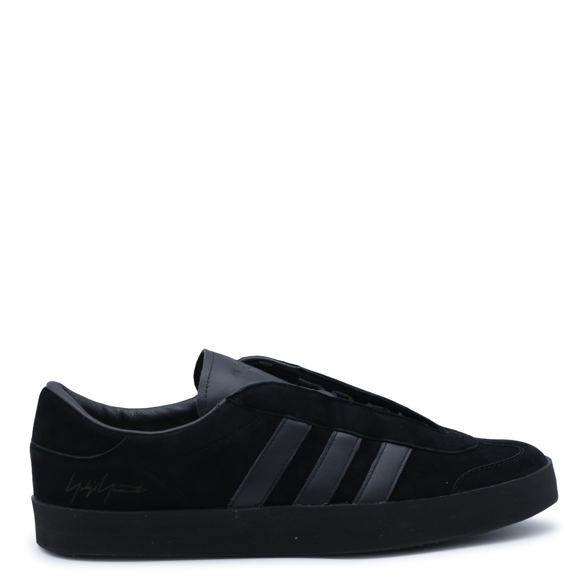 BLACK LEATHER SNEAKERS