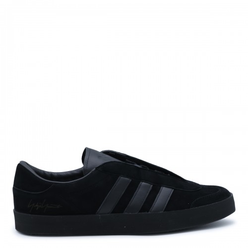 BLACK LEATHER SNEAKERS