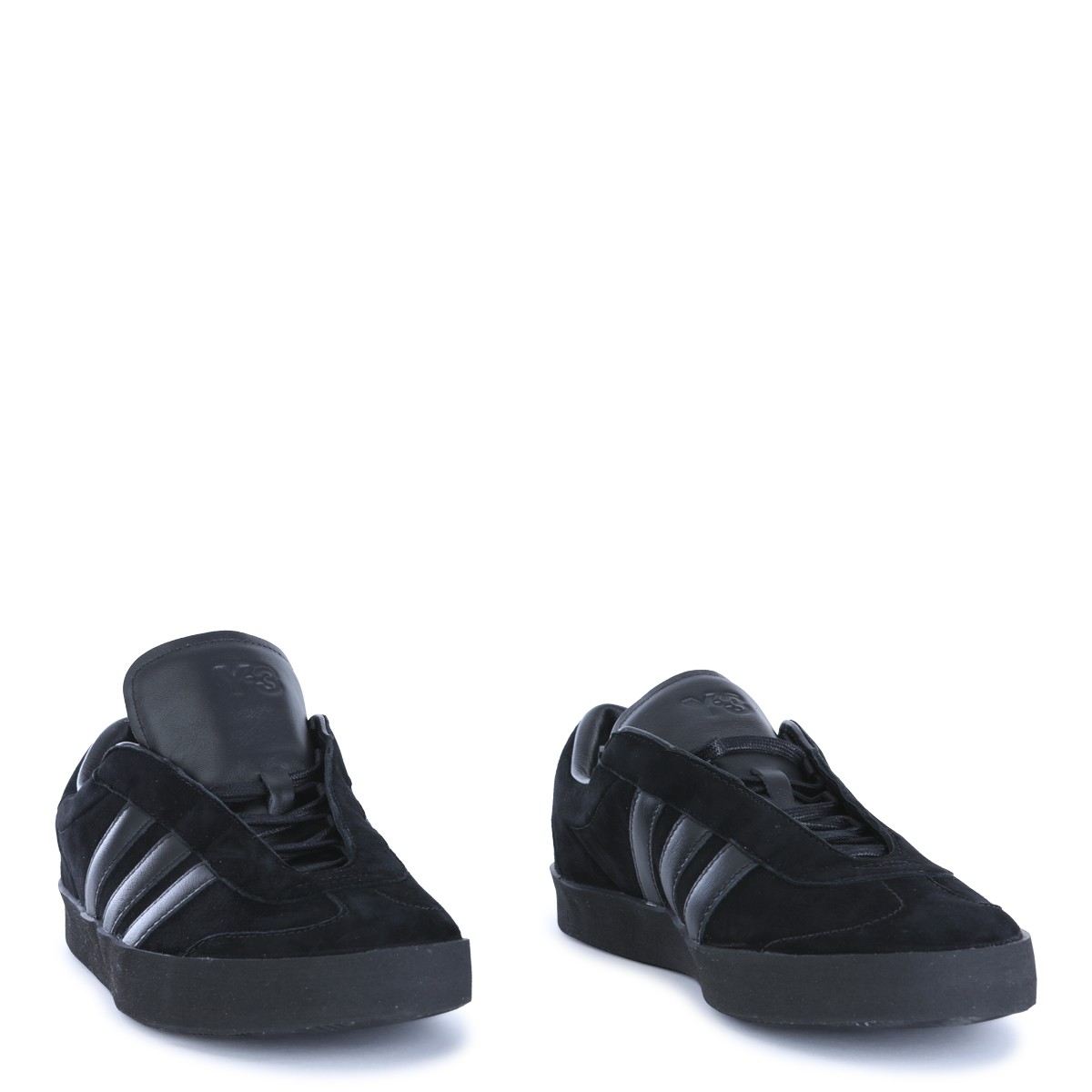 BLACK LEATHER SNEAKERS