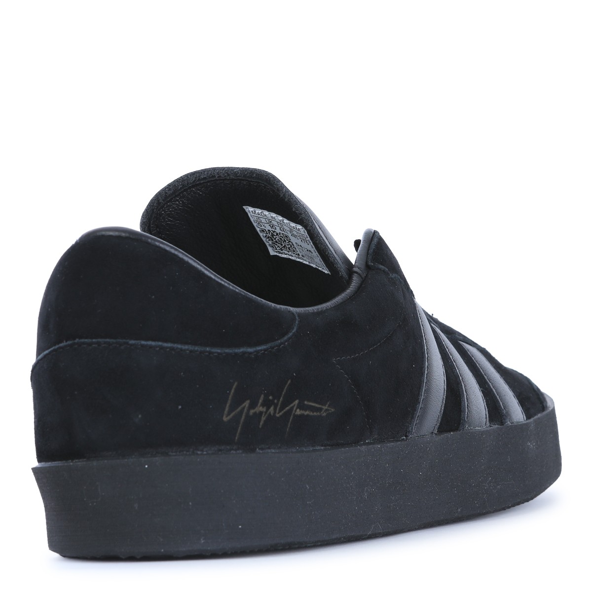 BLACK LEATHER SNEAKERS
