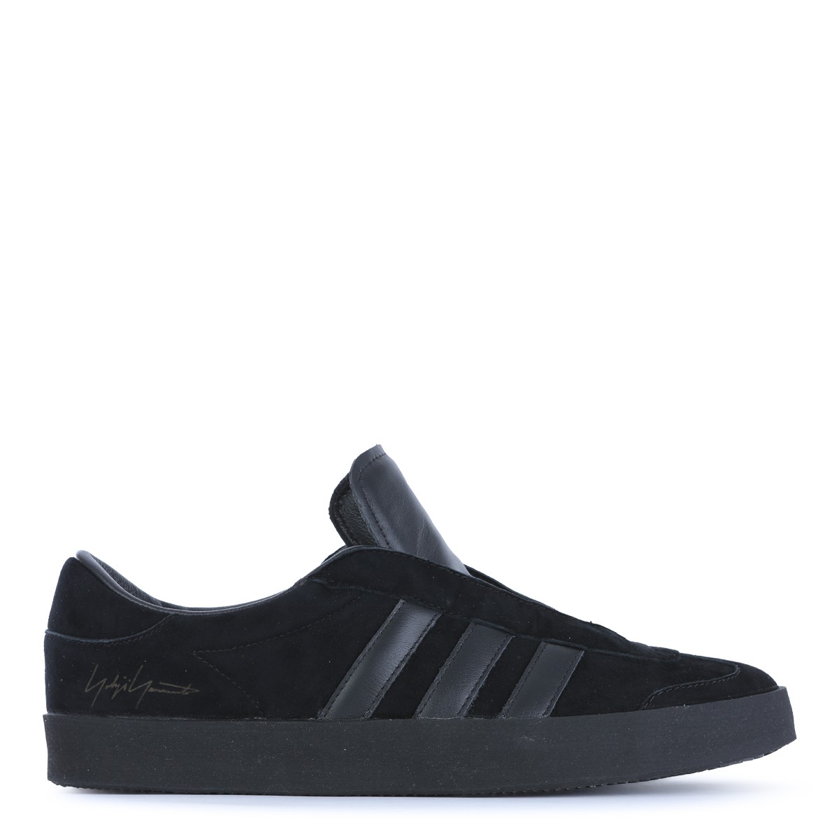 BLACK LEATHER SNEAKERS